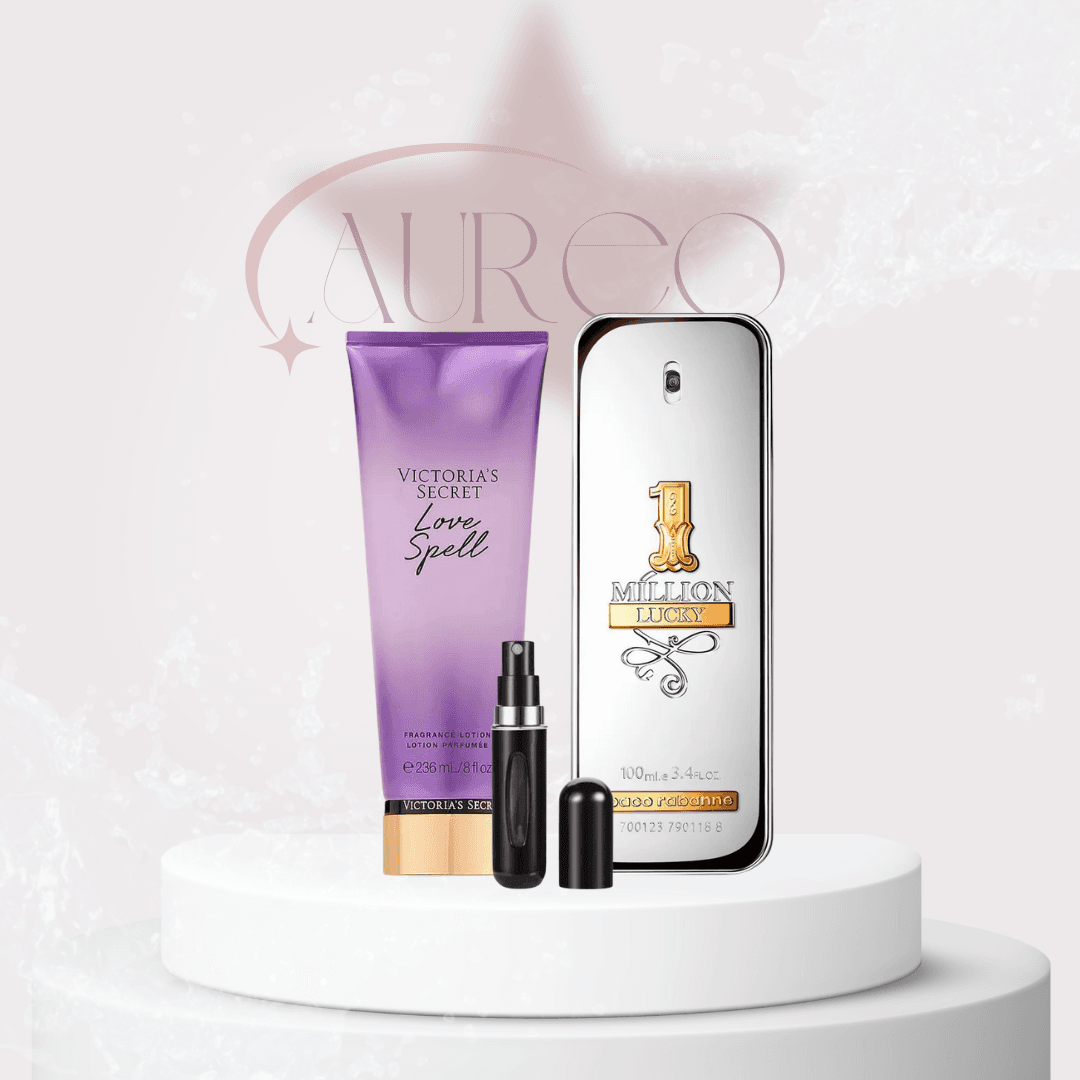 love spell crema + One million lucky + P