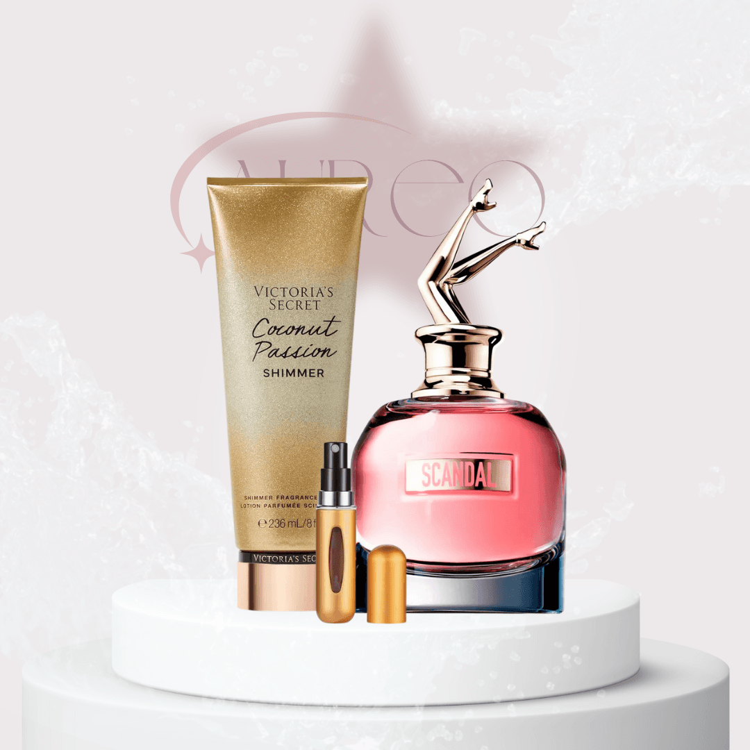Coconut Passion Shimmer + Scandal dama+P