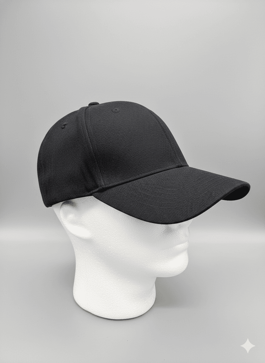 GORRA BÁSICA UNICOLOR NEGRA