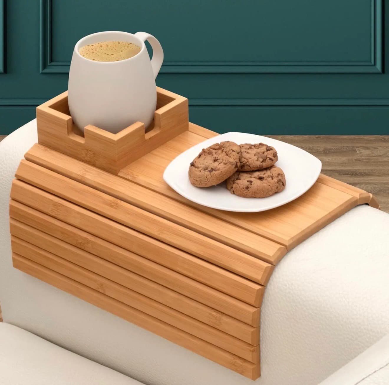 Soporte Para Brazo Sofá Bambú