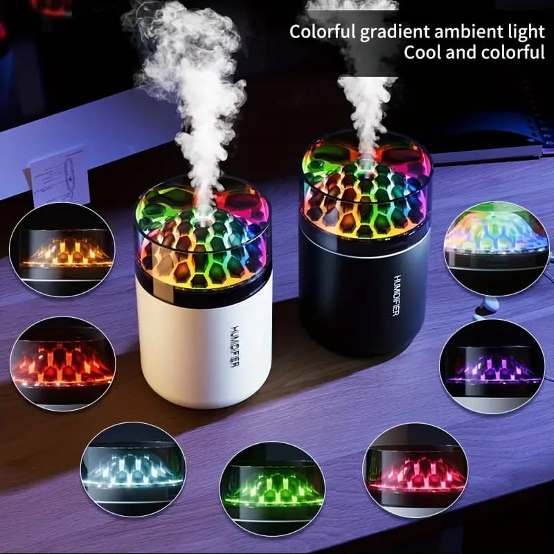 MINI HUMIDIFICADOR LED PORTATIL