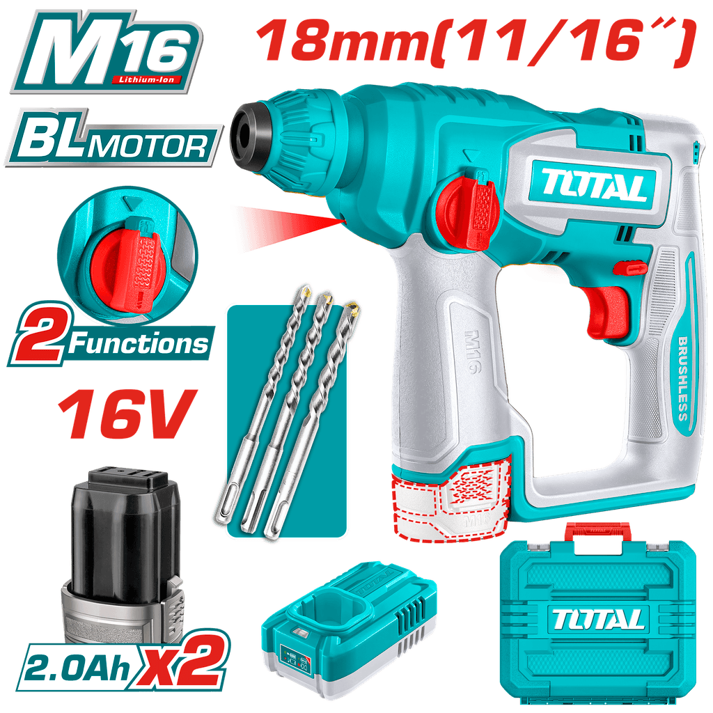 ROTOMARTILLO INALAMB 11/16" SDS PLUS 16V
