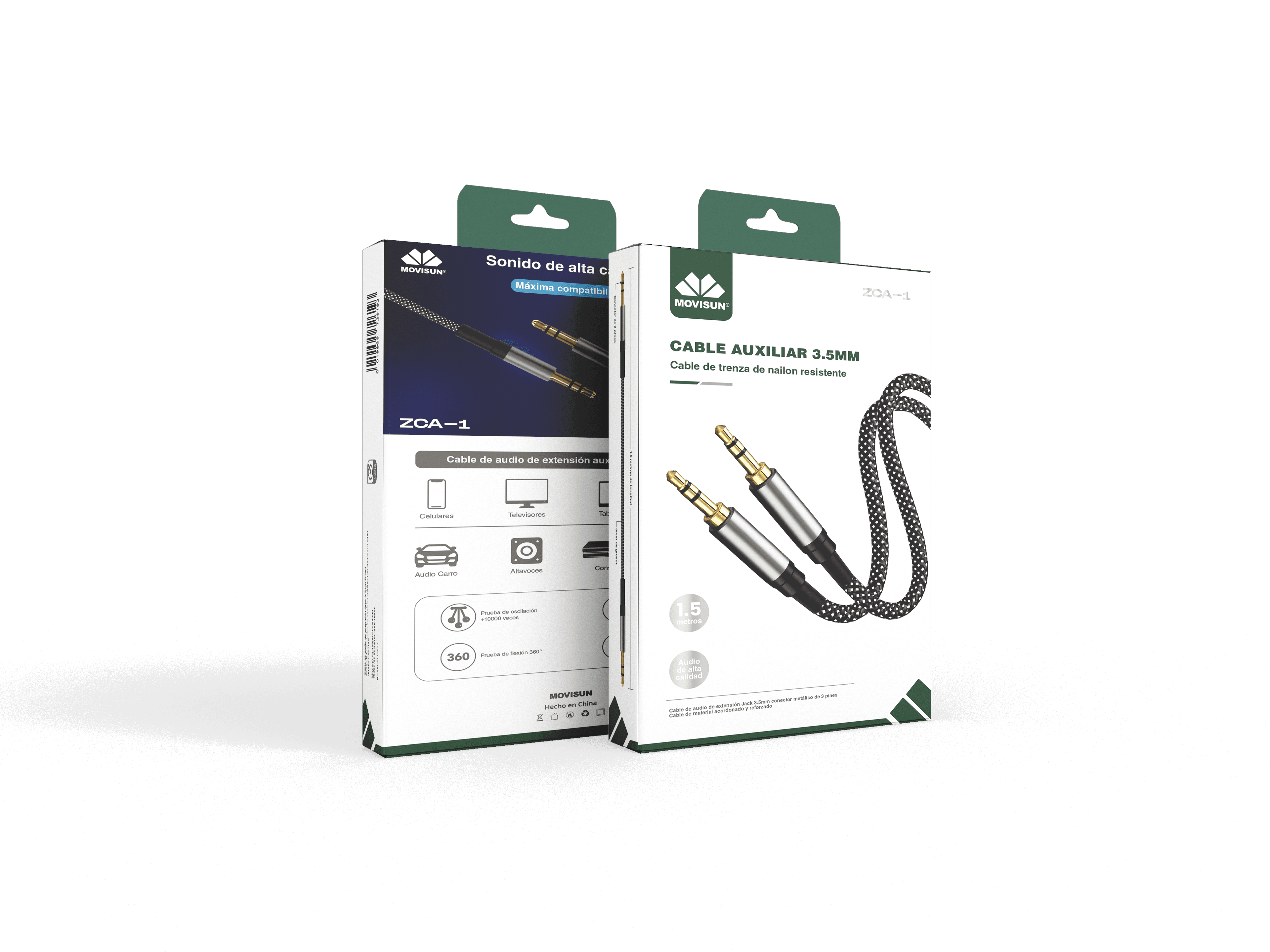 Cable Auxiliar 3.5mm Movisun Zca-1