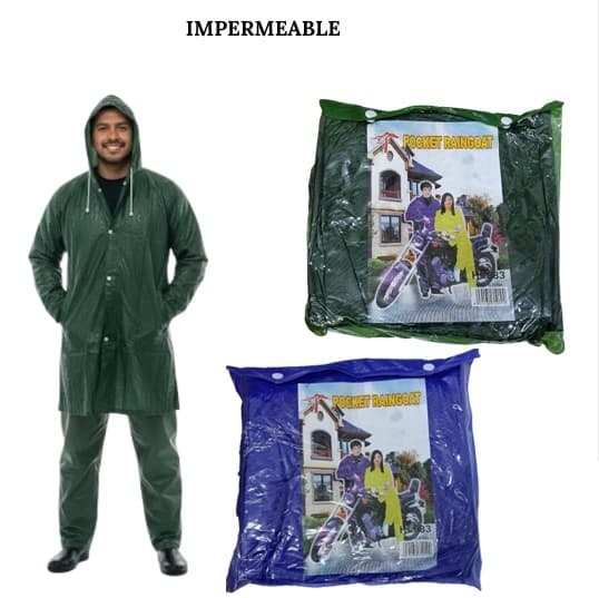 Impermeable Poncho Para Moto Bicicleta 2