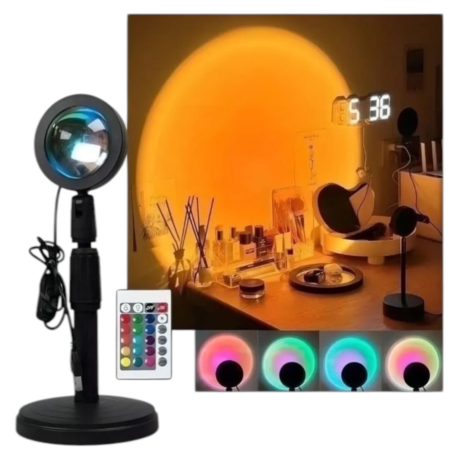 Lámpara Led Sunset 1.2m Usb