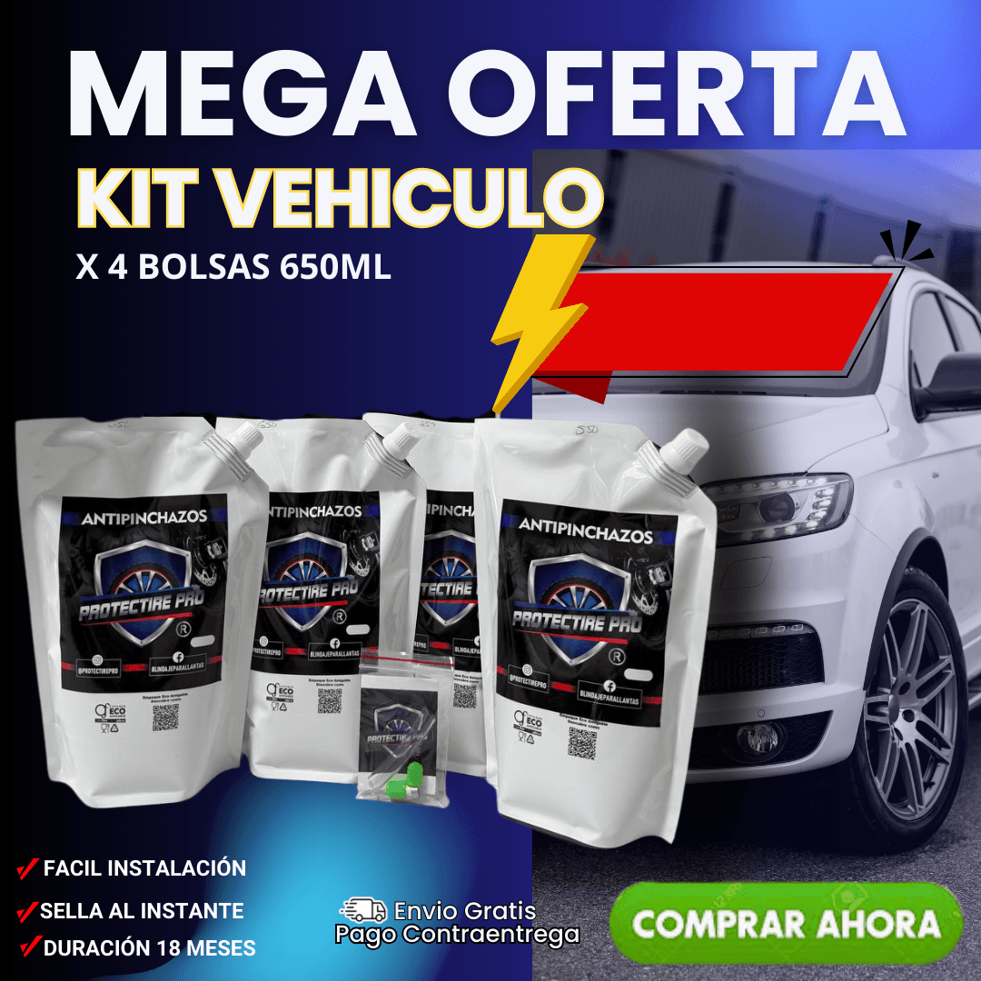 kit antipinchazos vehiculo