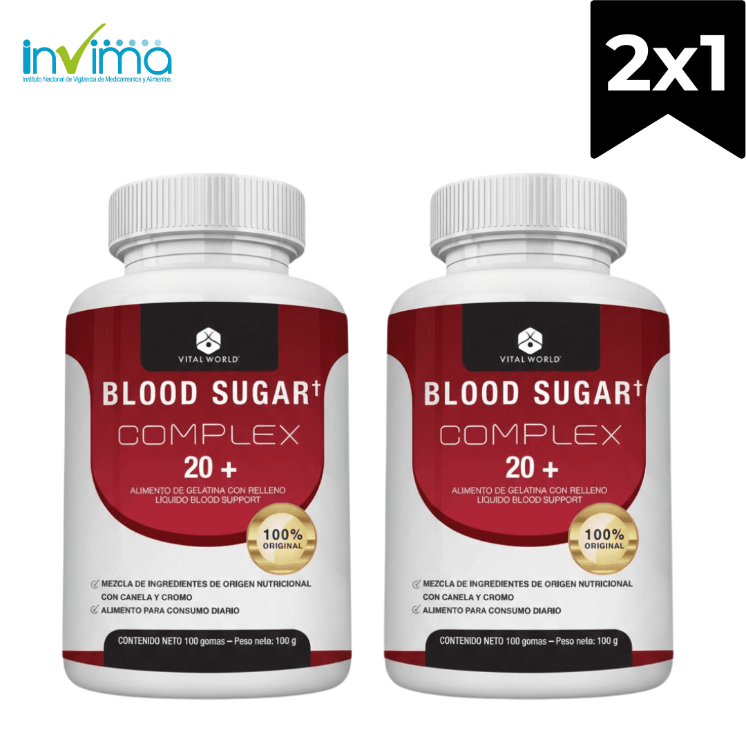 X2 Vital World BLOOD SUGAR COMPLEX Combo