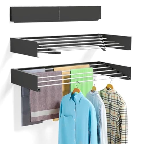 TENDEDERO PLEGABLE 80CM NEGRO