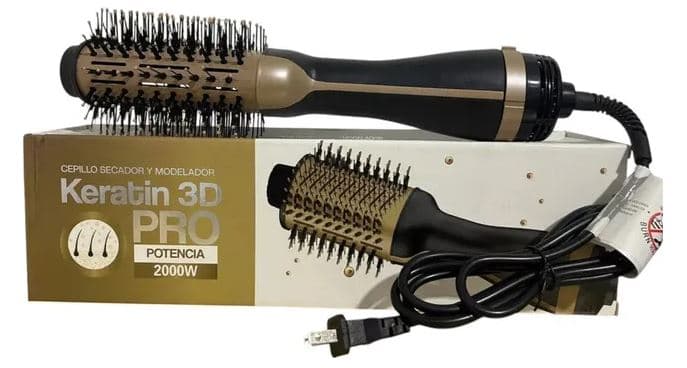 Cepillo Secador Alisador Ion Plus 3D