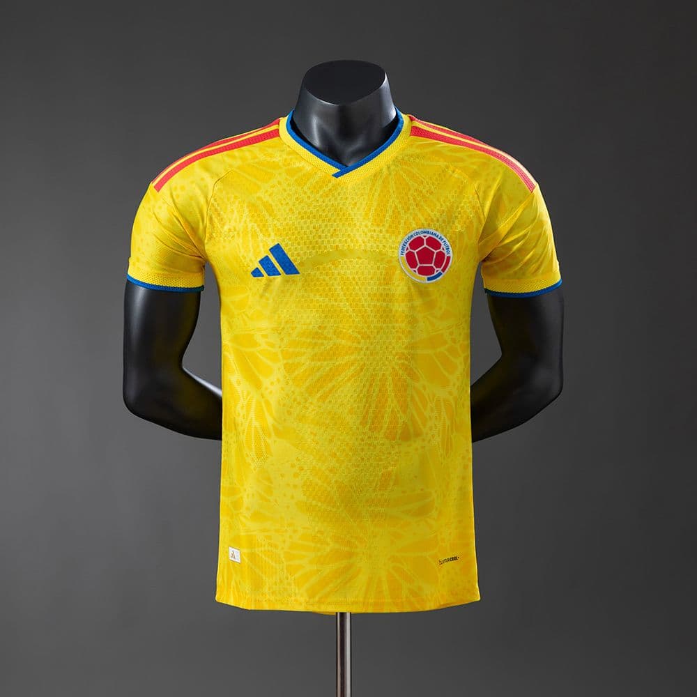 CAMISETA DE HOMBRE COLOMBIA ENCAUCHETADA