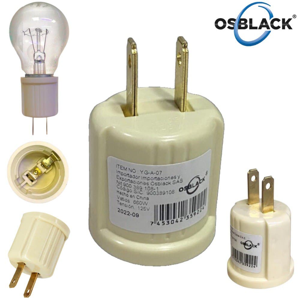 Clavija Adaptador Enchufe 125V 660W