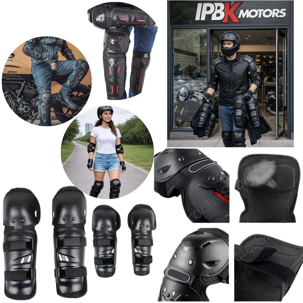 Kit rodilleras coderas proteccion cuidad
