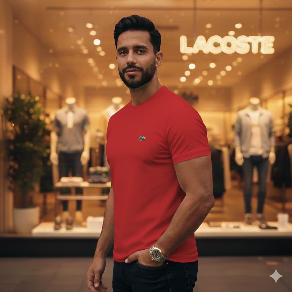 PACK POR 3 CAMISETA LACOSTE TELA FRIA