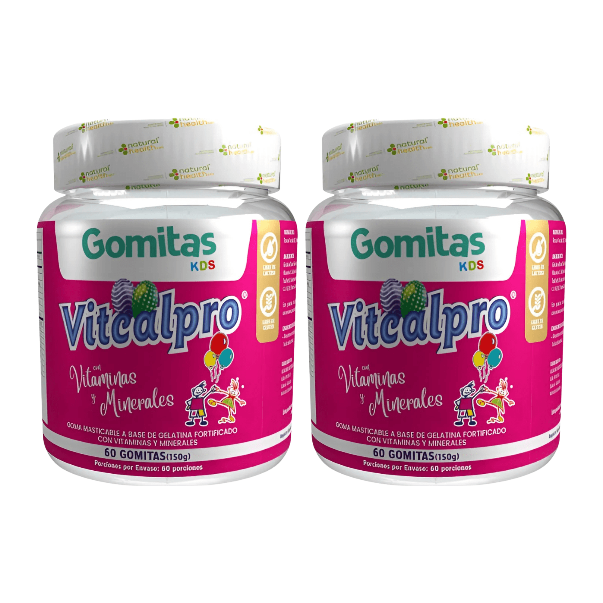 Vitcalpro B6 para niños 60 Gomitas X2