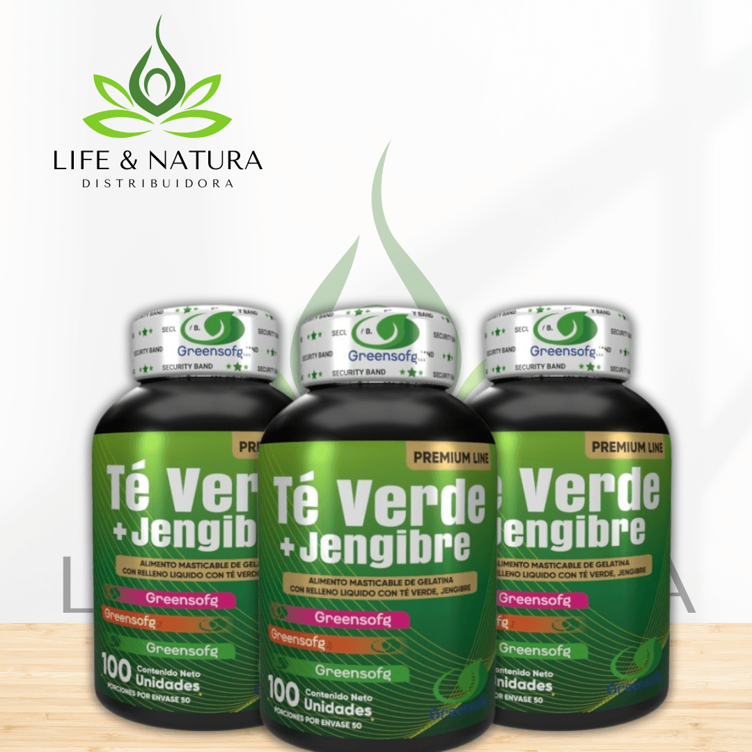 Te verde + gengibre gs x3