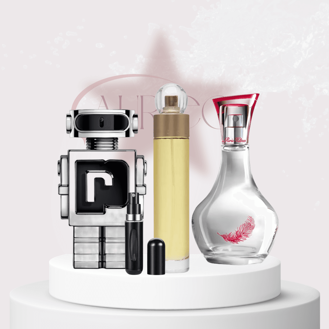 Can can + Phantom + 360 fem + Perfumero
