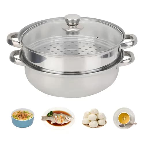 OLLA DE VAPOR DOBLE TAPA