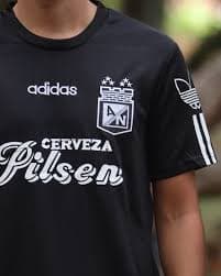 camiseta atletico nacional retro pilsen