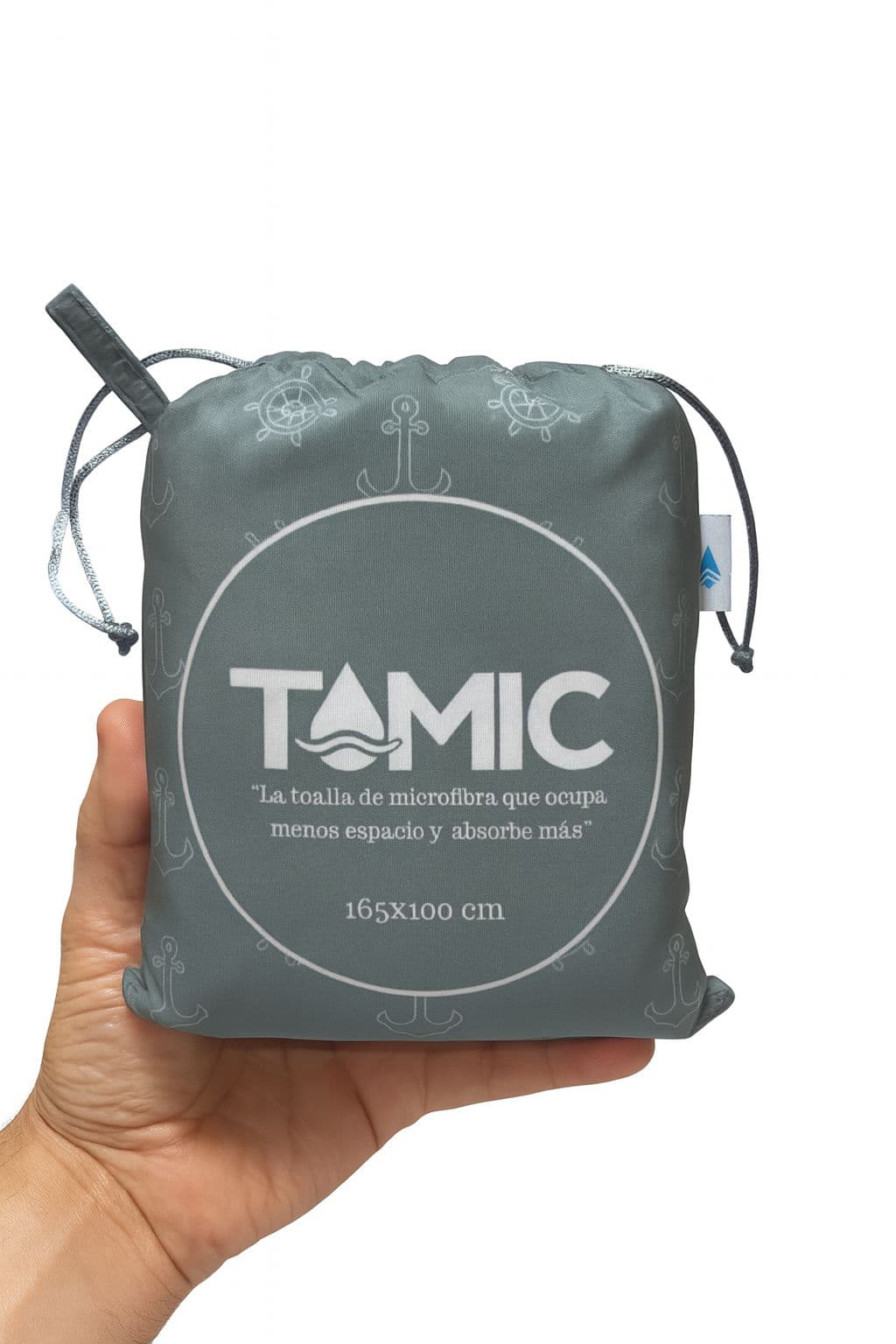 Toalla De Microfibra 165x100cm Gris