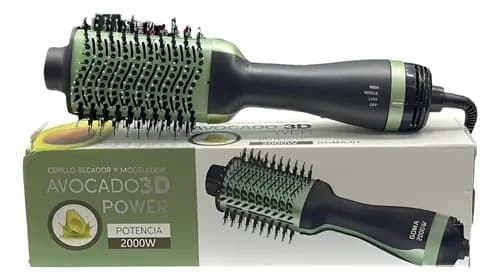 CEPILLO AVOCADO POWER BRUSH 3D