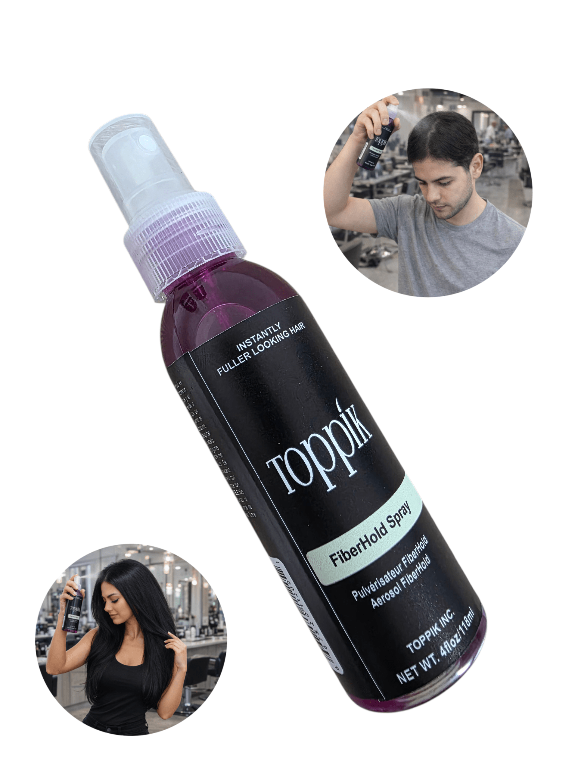 Toppik fijador 118 ml morado