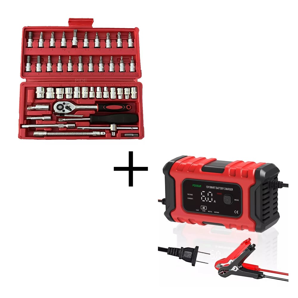 Combo Cargador Inteligente + Raches x 46