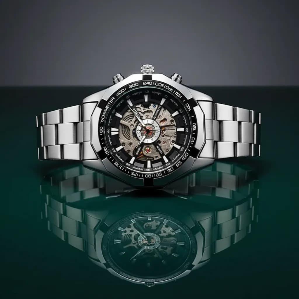 RELOJ DE LUJO AUTOMATICO EN ACERO 2027