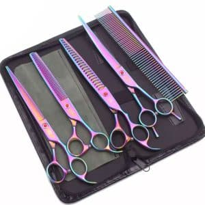 Kit Tijeras Barbería Peluquería  + Estuc
