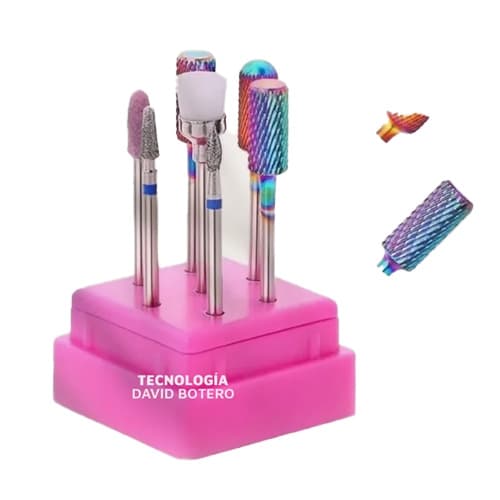 Kit De Brocas Puntas Fresa Acero DH05
