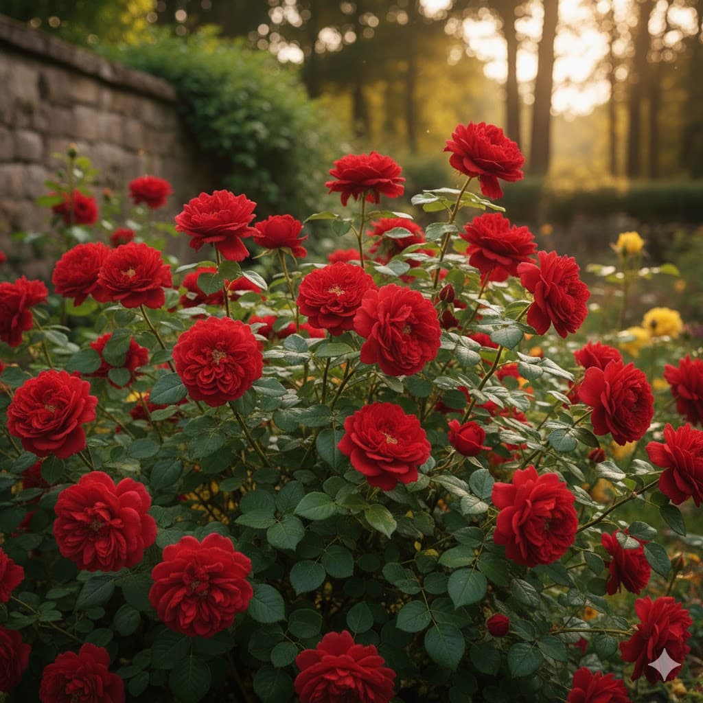 25 Semillas De Flor Rosa Roja, Rosal