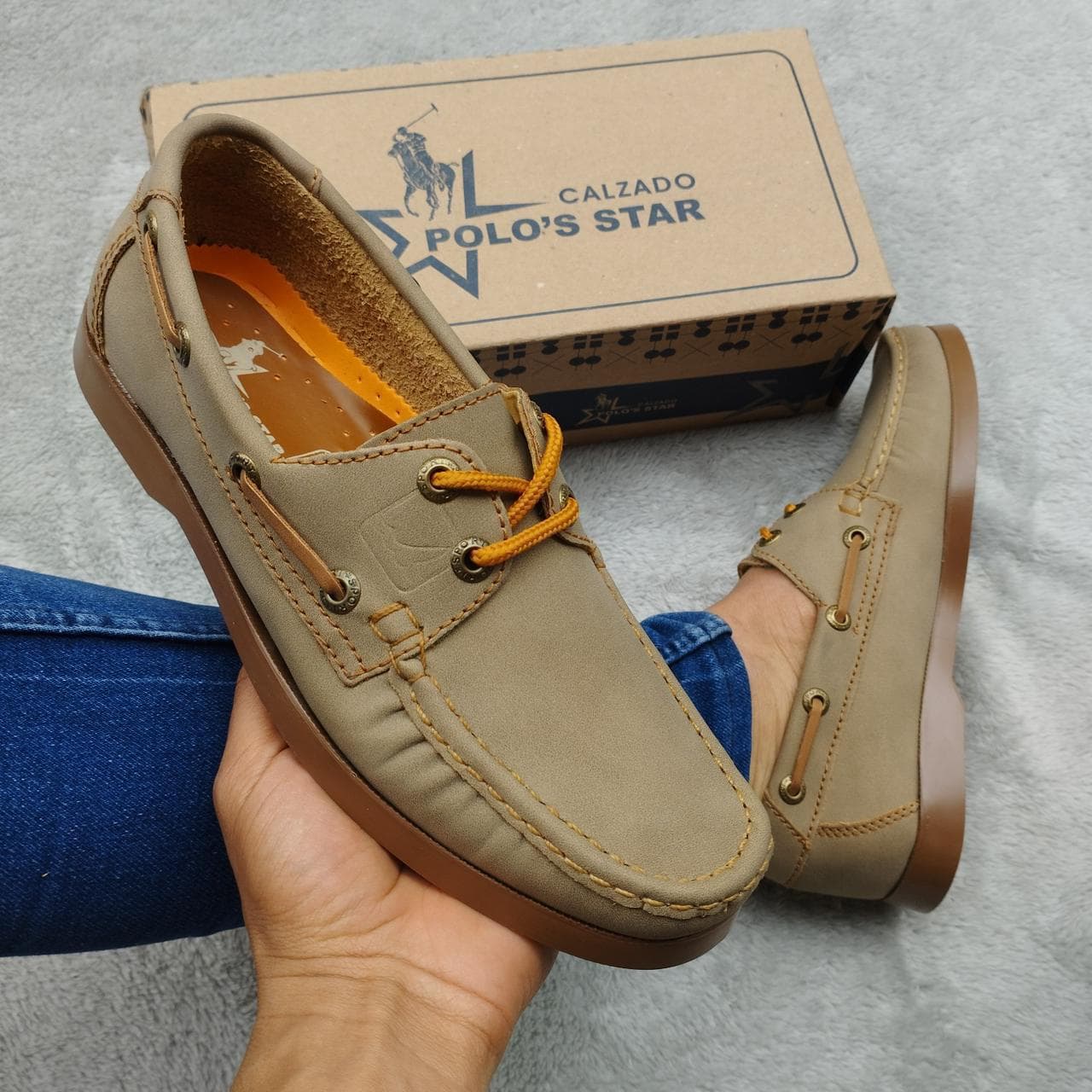 Apache Beige Con Miel Hombre