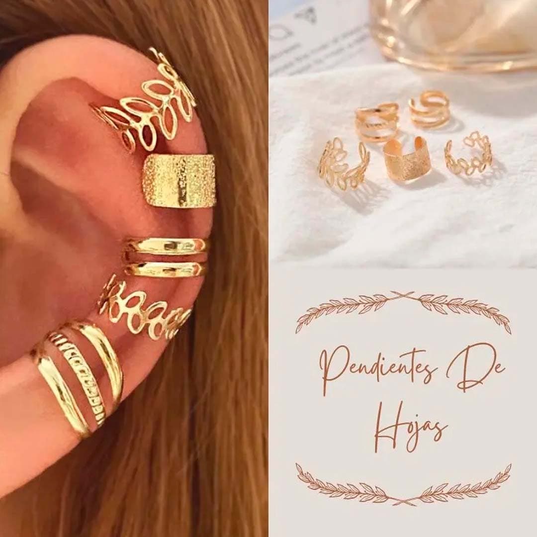 PENDIENTES DE HOJAS