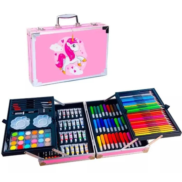 Set de Arte 145 Piezas Metálico