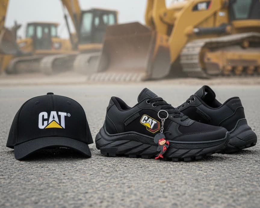 COMBO CAT TRACTOR GORRA LLAVERO PRI