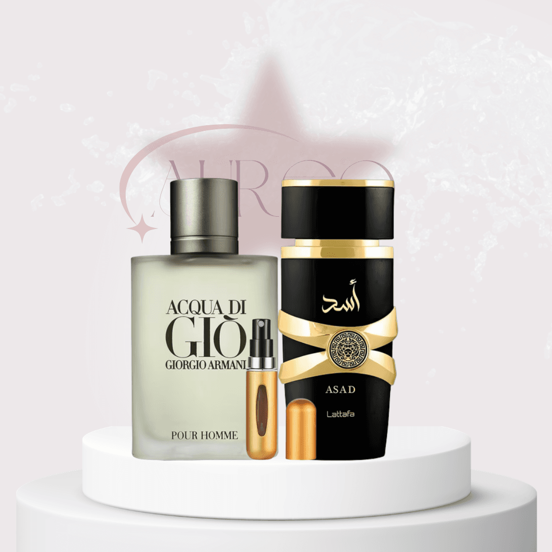 DÚO ACQUA DI GIO GIORGIO ARMANI + ASAD