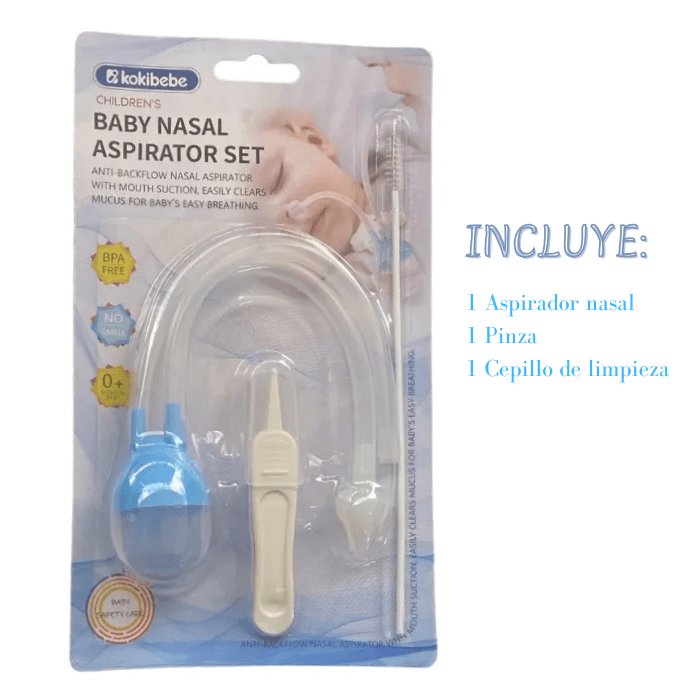 Sacamocos Aspirador Nasal Para Bebé Fáci