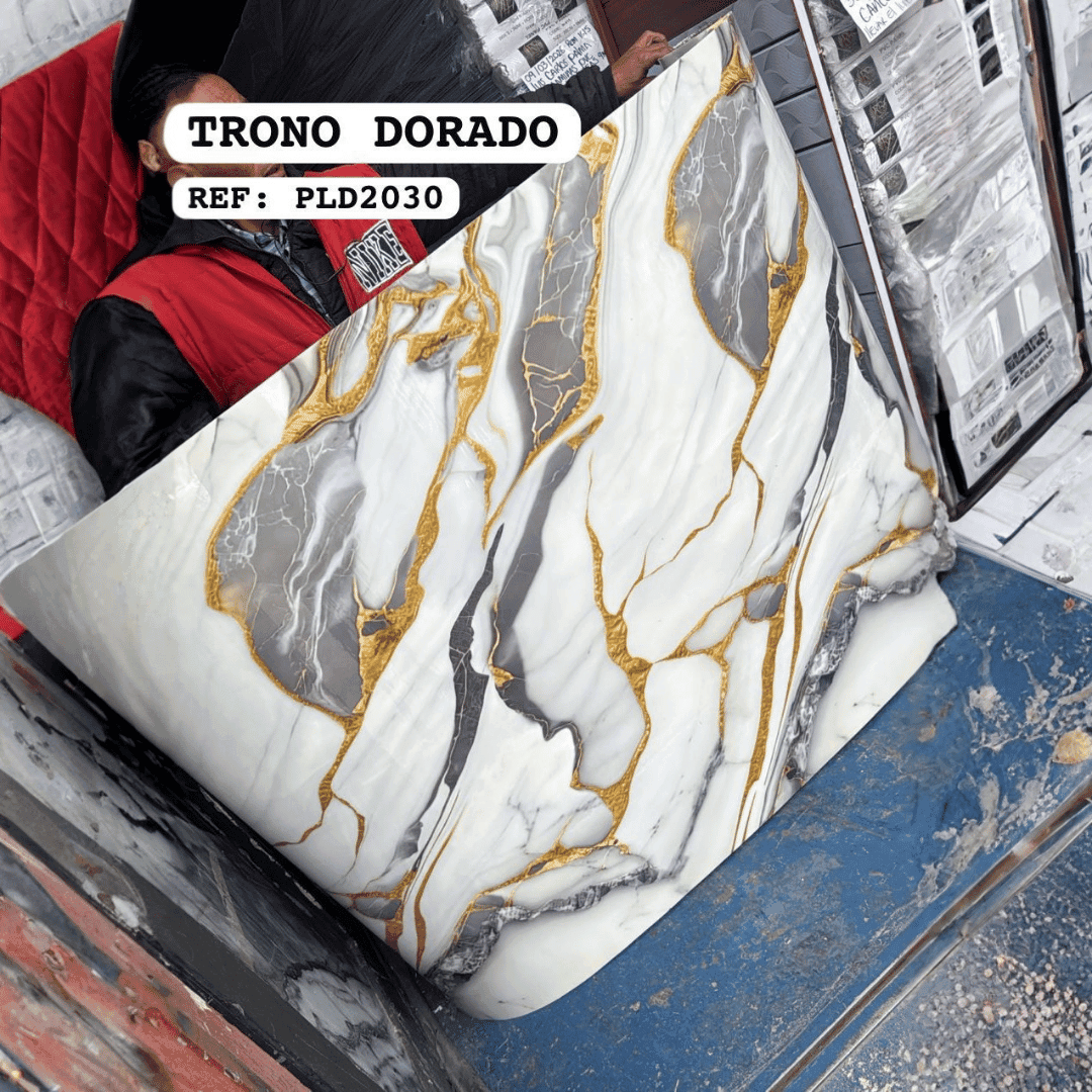 Rollo de mármol Trono Dorado PLD2030