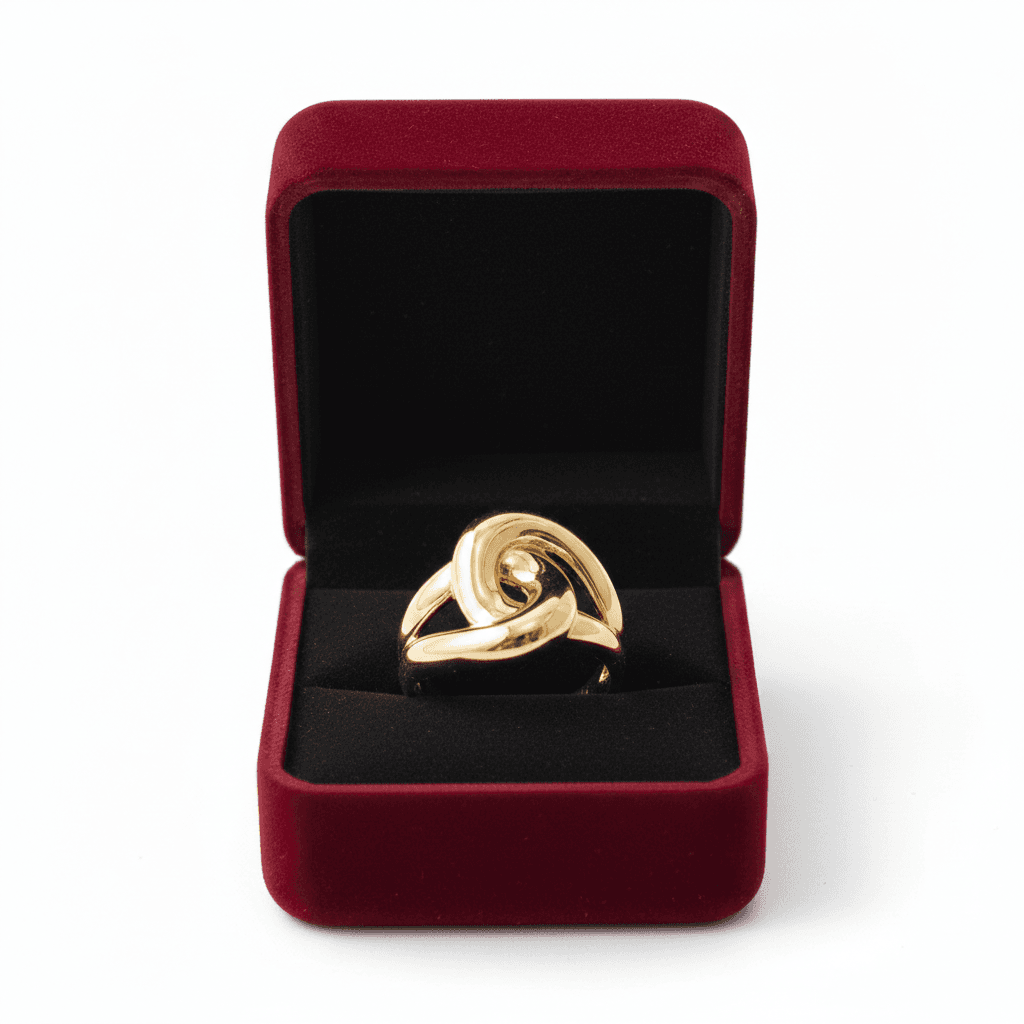 Anillo Fátima Dorado Talla 8