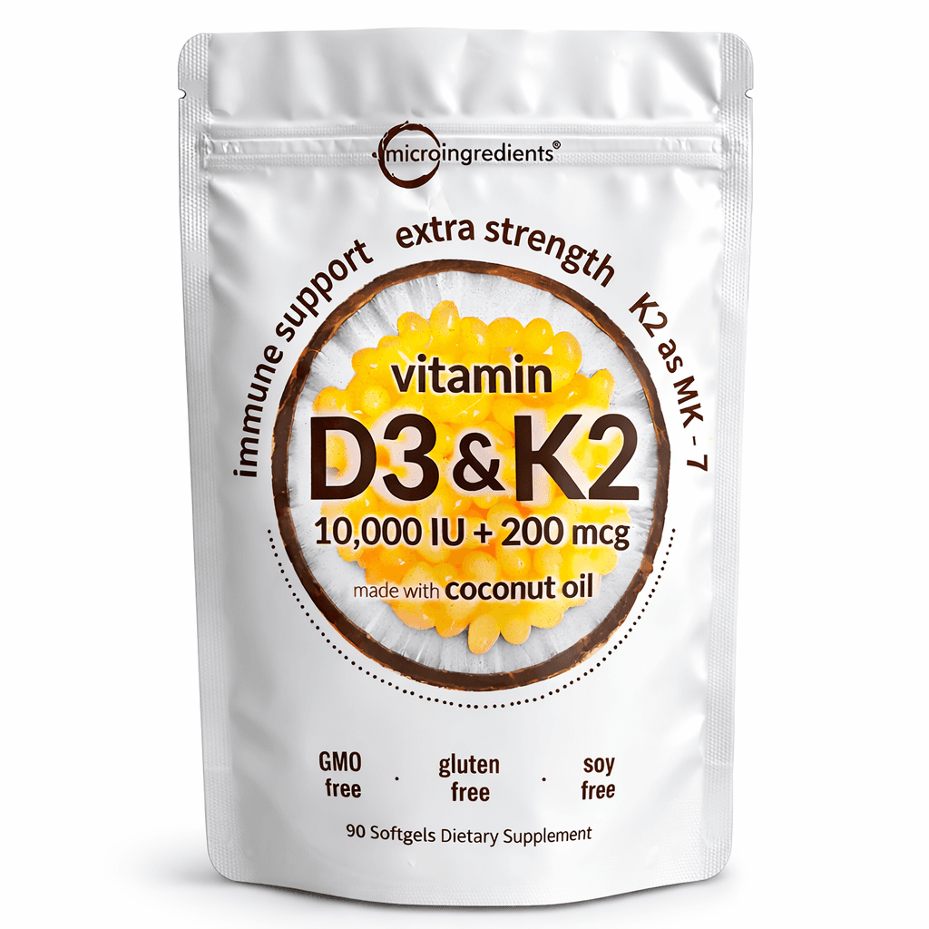Vitamin D3 K2  10,000  microingredients