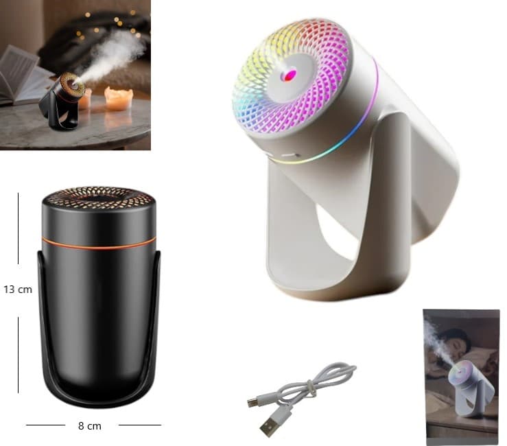 Difusor Humidificador con Luz LED RGB