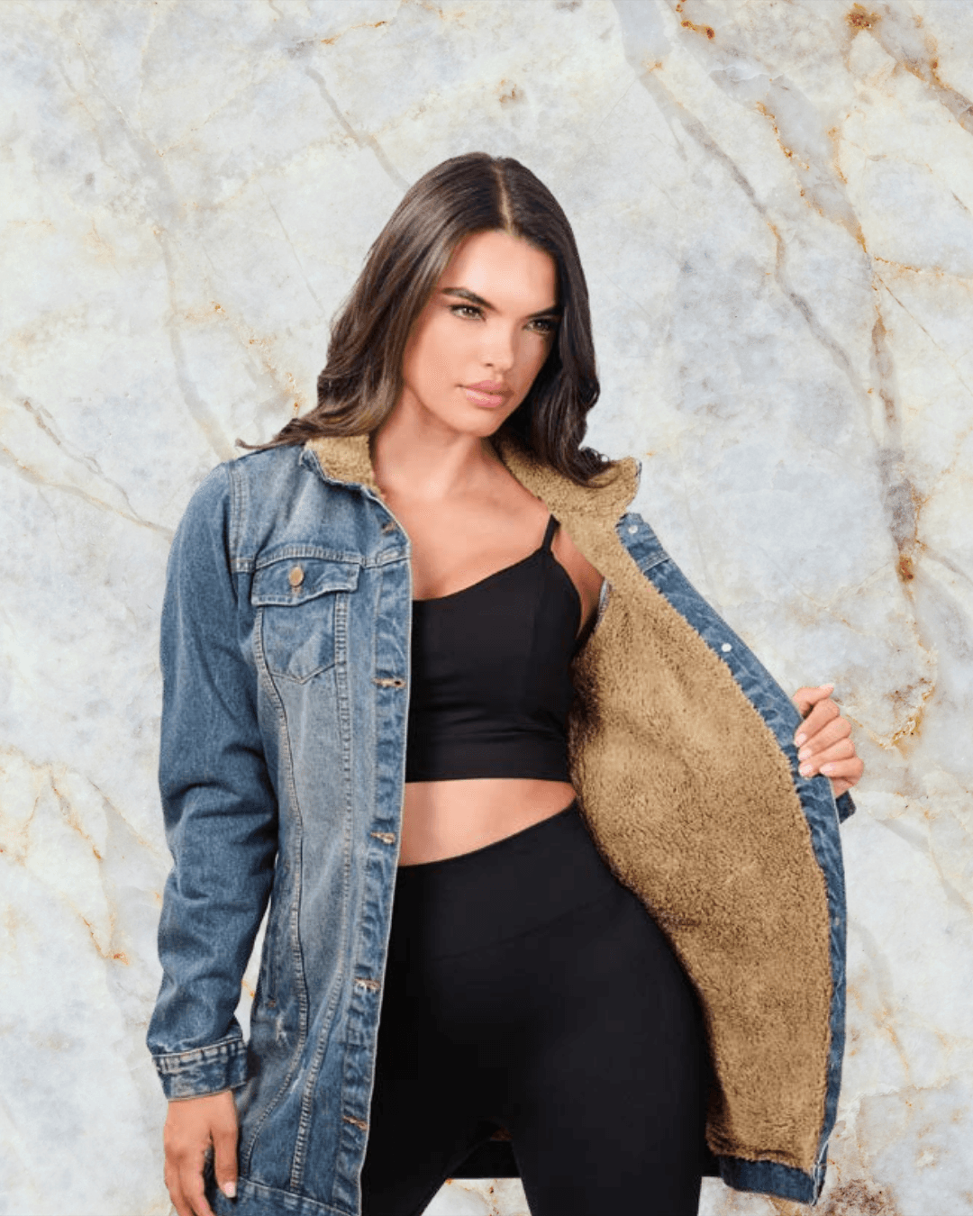 Chaqueta Jean con ovejero Ref 2354
