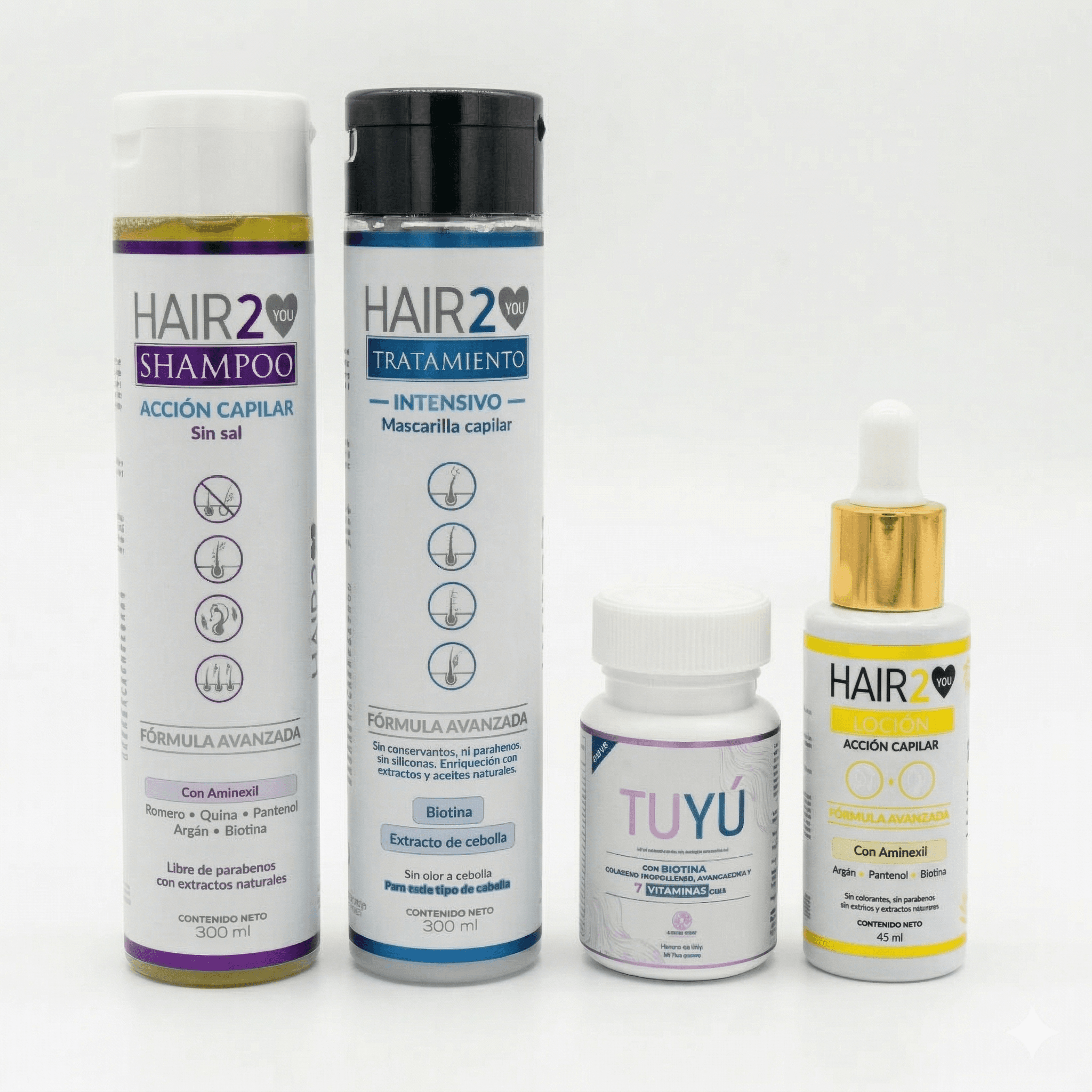22. Shampoo + Tratam + Vita + locion