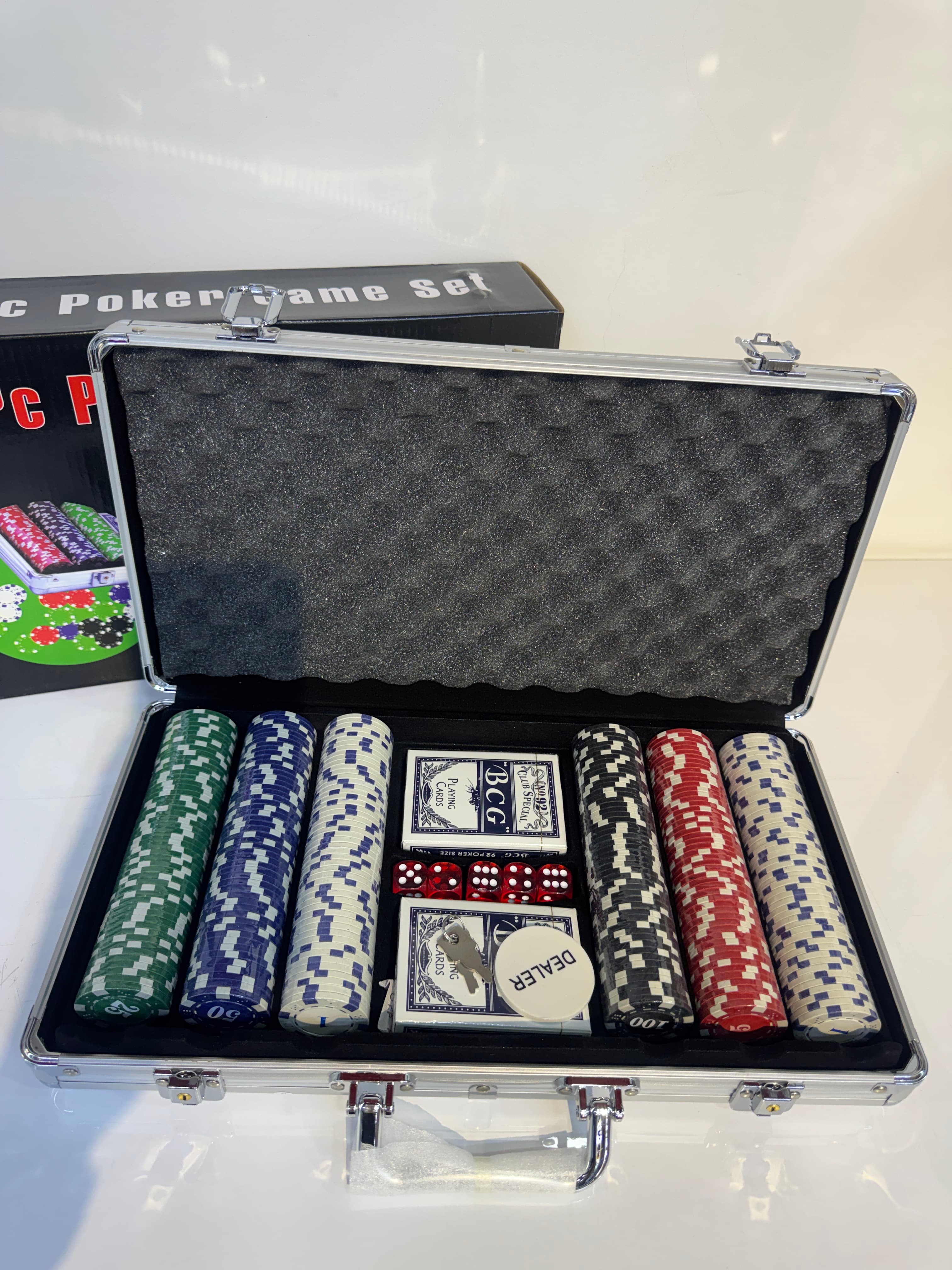 Juego de poker de 300 fichas