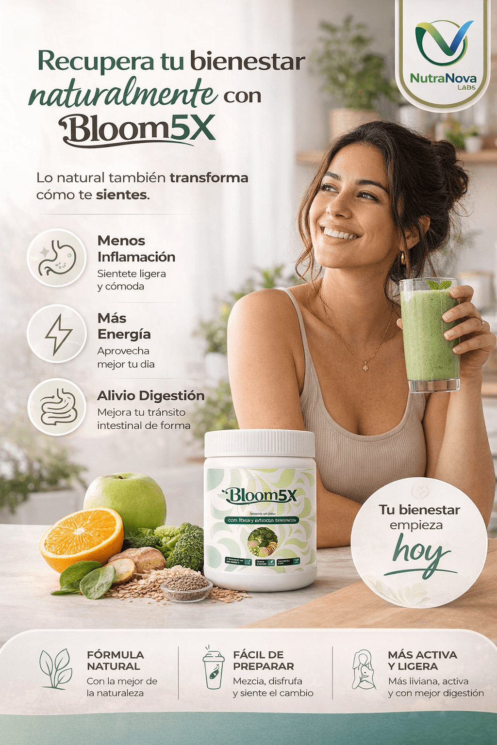Bloom 5X Polvo | DIgestivo