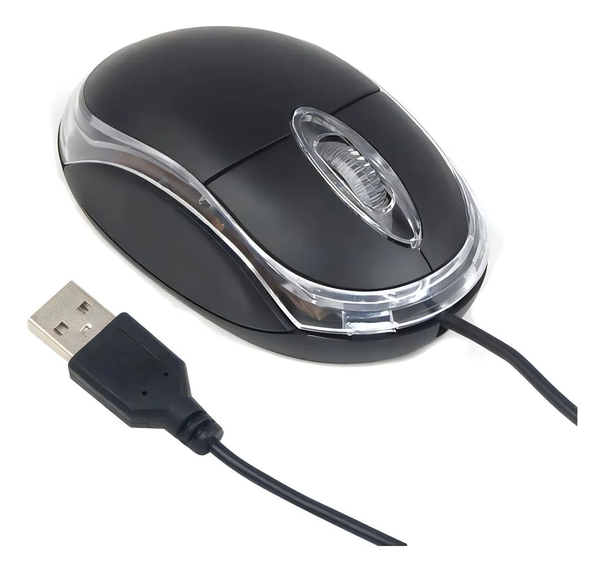 MOUSE ECONOMICO USB CON LUZ LED ROJA