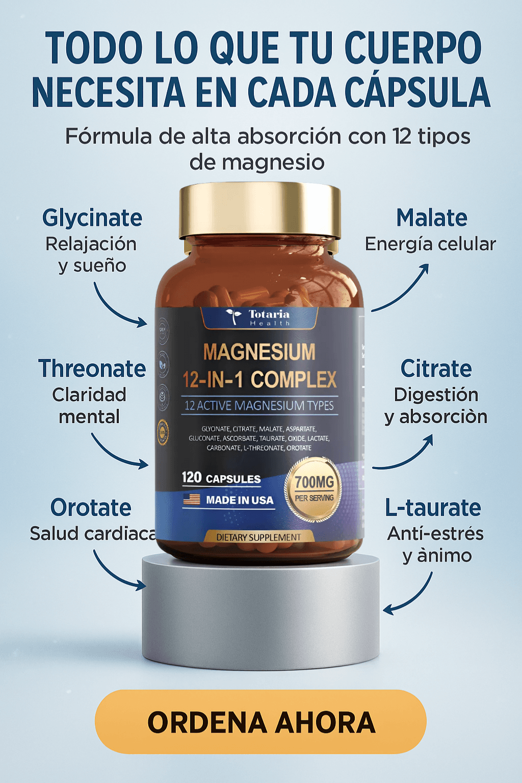 Magnesium 12 en uno complex