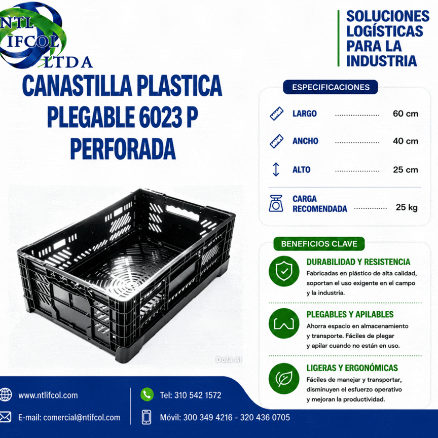 CANASTILLA PLEGABLE 6023 P SETX 10