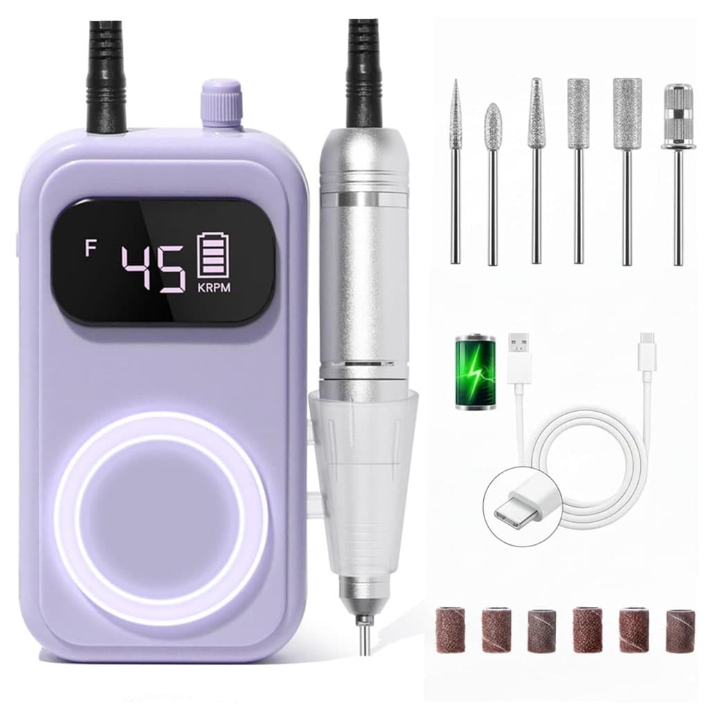 Pulidor de uñas portátil recargable