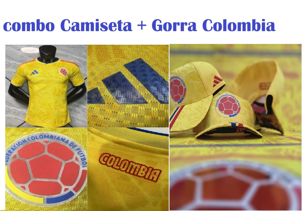 Combo Camiseta Gorra Selección Colombia
