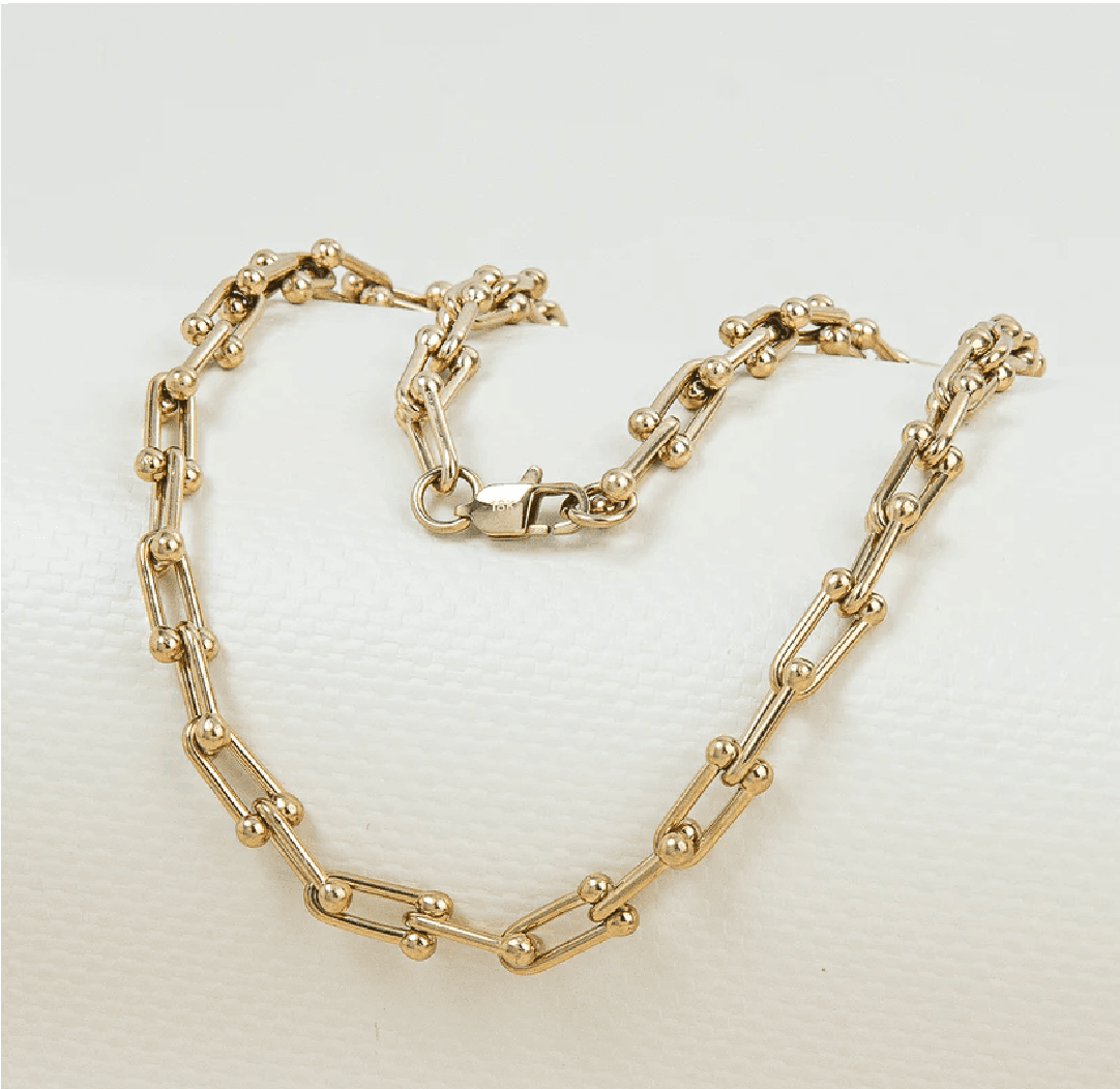 Cadena Ancla Mujer - Oro laminado
